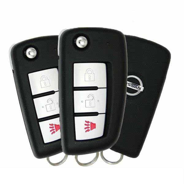 3 x 2014-2021 Nissan Rogue S / 3-Button Flip Key / PN: H0561-4BA1A / CWTWB1G767 (BUNDLE OF 3)