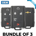 3 x 2015-2020 Chevrolet / 5-Button Keyless Entry Remote / PN: 13580081/ M3N32337100 (BUNDLE OF 3)