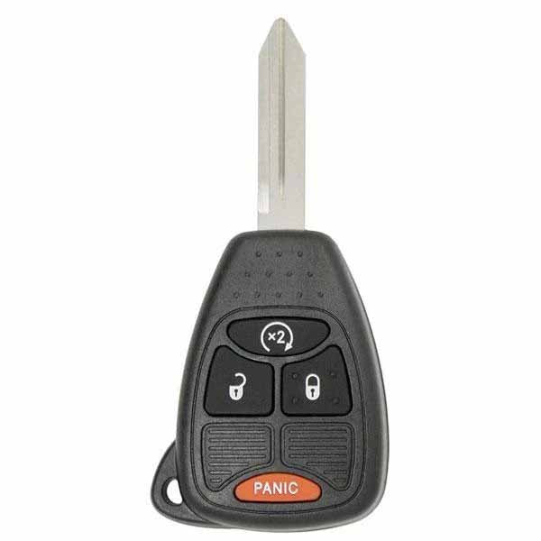 10 x 2007-2018 Jeep Dodge Chrysler / 4-Button Remote Head Key / OHT692713AA (AFTERMARKET) (Pack of 10)