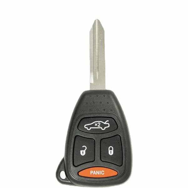 2005-2010 Chrysler Dodge Jeep / 4-Button Remote Head Key / KOBDT04A (AFTERMARKET)