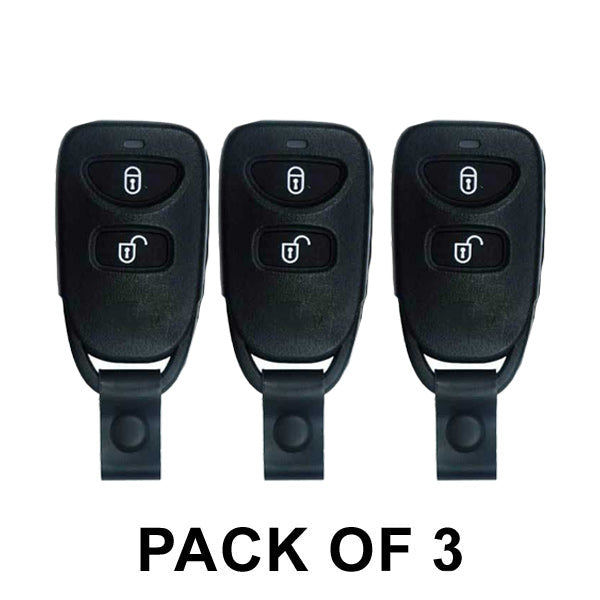 3 x 2006-2008 Hyundai Accent / 3-Button Keyless Entry Remote / PN: 95430-1E011 / PLNHM-T002 (AFTERMARKET) ﻿(Pack of 3)