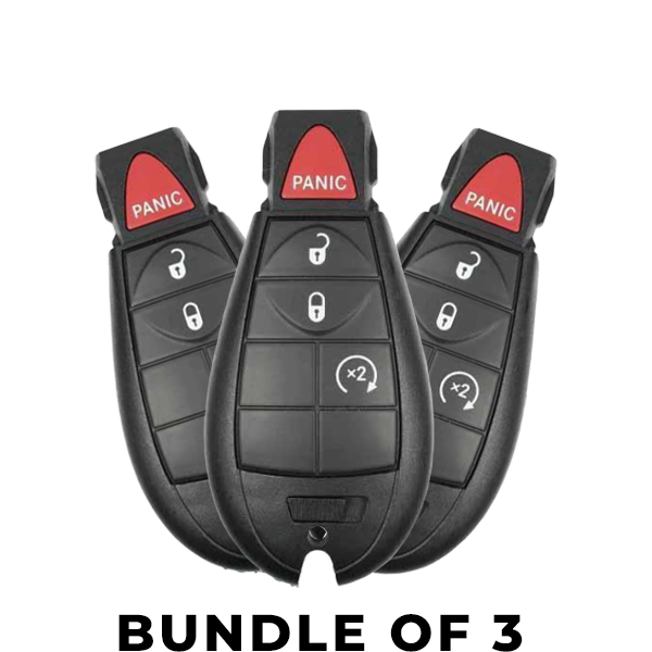 3 x 2014-2020 Jeep Cherokee / 4-Button Fobik / GQ4-53T (BUNDLE OF 3)