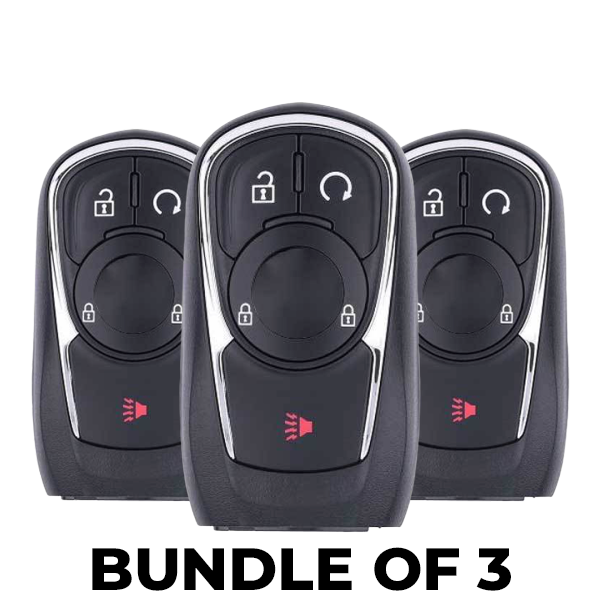 3 x 2018-2020 Buick Regal / 4-Button Smart Key / HYQ4EA (BUNDLE OF 3)