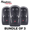 3 x 2018-2020 Buick Regal / 4-Button Smart Key / HYQ4EA (BUNDLE OF 3)