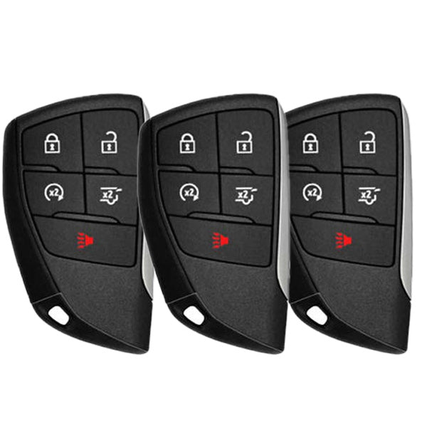 3 x 2021-2025 Buick Envision GMC Yukon Chevrolet Tahoe Suburban / 5-Button Smart Key / PN: 13537956 / HUFGM2718 (AFTERMA