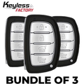 3 x 2014-2015 Hyundai Tucson / 4-Button Remote Smart Key / PN: 95440-2S600 / TQ8-FOB-4F03 (BUNDLE OF 3)