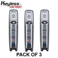 3 x 2019-2020 Kia Soul / 4-Button Smart Key / PN: 95440-K0000 / SY5SKFGE04 (AFTERMARKET) (Pack of 3)