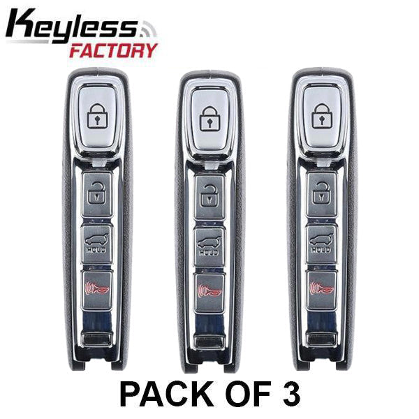 3 x 2019-2020 Kia Soul / 4-Button Smart Key / PN: 95440-K0000 / SY5SKFGE04 (AFTERMARKET) (Pack of 3)