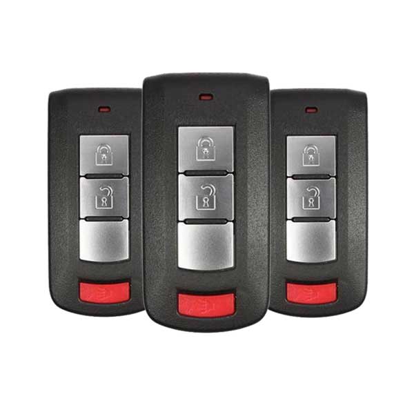 3 x 2008-2020 Mitsubishi Lancer / Outlander / 3-Button Smart Key / PN: 8637B885 / OUC644M-KEY-N (BUNDLE OF 3)
