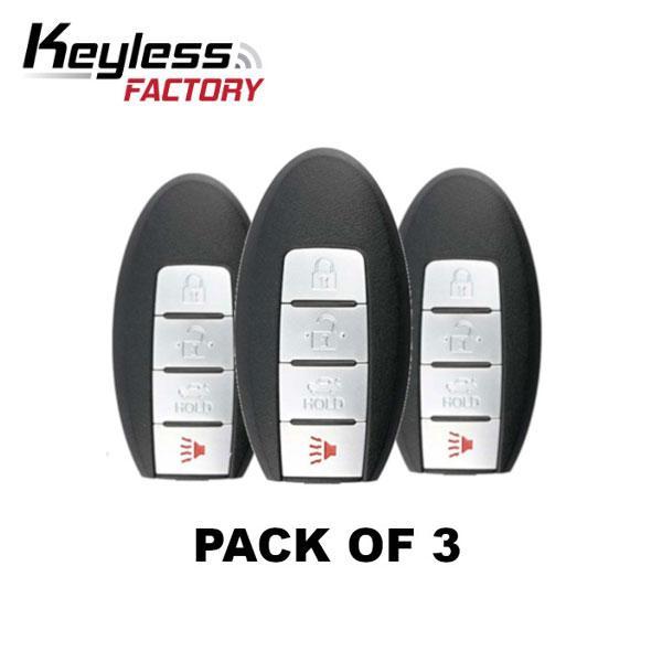 3 x 2016-2018 Nissan Altima / Maxima / 4-Button Smart Key / KR5S180144014 / IC 204 (Bundle of 3)