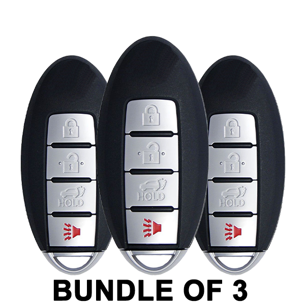 3 x 2017-2018 Nissan Armada / 4-Button Smart Key / CWTWB1U787 (BUNDLE OF 3)