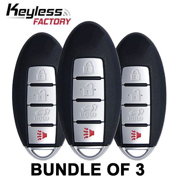 3 x 2017-2018 Nissan Armada / 4-Button Smart Key / CWTWB1U787 (BUNDLE OF 3)