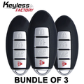 3 x 2017-2018 Nissan Armada / 4-Button Smart Key / CWTWB1U787 (BUNDLE OF 3)