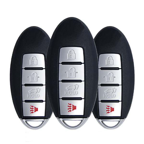 3 x 2017-2018 Nissan Armada / 4-Button Smart Key / CWTWB1U787 (BUNDLE OF 3)