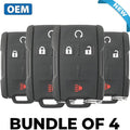 4 x 2014-2019 GM / 4-Button Keyless Entry Remote / PN: 22881480 / M3N32337100 (OEM) (BUNDLE OF 4)