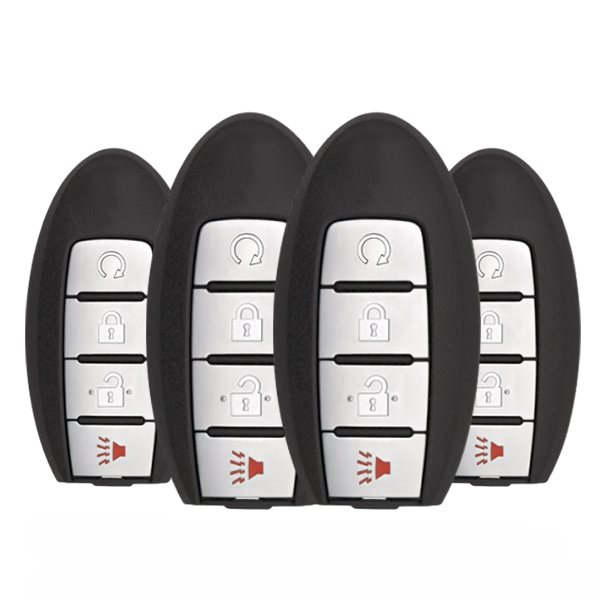 4 x 2017-2020 Nissan Rogue / 4-Button Smart Key / PN: 285E3-6FL2B / S180144109 / KR5S180144106 (Bundle of 4)