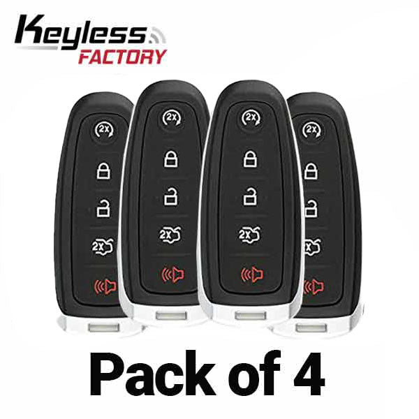 4 x 2011-2020 Ford / 5-Button PEPS Smart Key / PN: 164-R8092 / M3N5WY8609 (Bundle of 4)