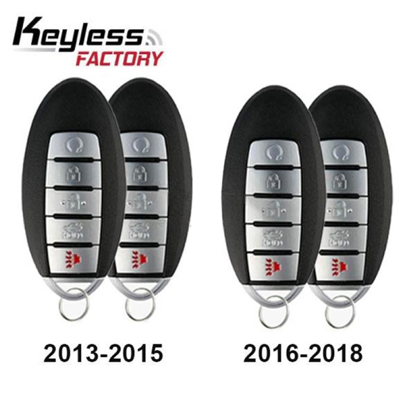 4 x 2013-2018 Nissan Infiniti / 5-Button Smart Key / KR5S180144014 (Bundle of 4)