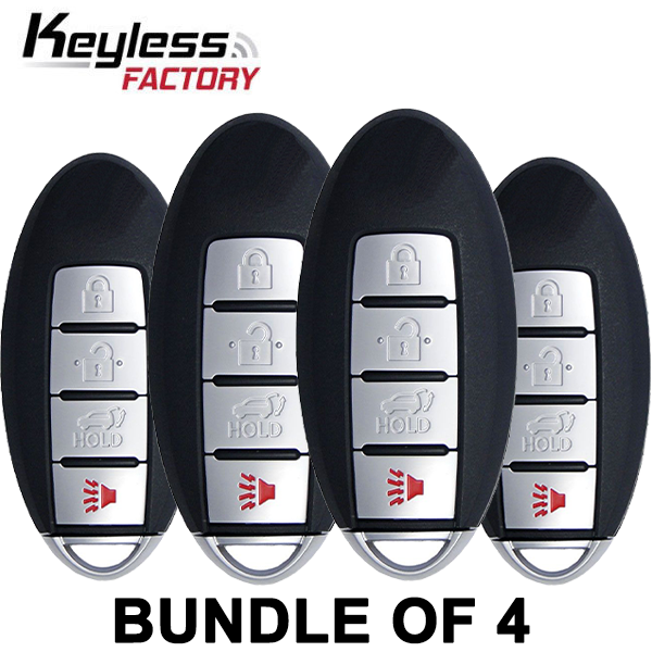 4 x 2014-2016 Nissan Rogue / 4-Button Smart Key / KR5S180144106 (BUNDLE OF 4)