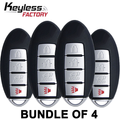 4 x 2014-2016 Nissan Rogue / 4-Button Smart Key / KR5S180144106 (BUNDLE OF 4)