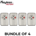 2005-2007 Toyota Avalon / 4-Button Smart Key / PN: 89904-07030 / HYQ14AAF (AFTERMARKET) (BUNDLE OF 4)