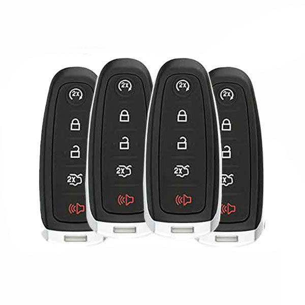 4 x 2011-2020 Ford / 5-Button PEPS Smart Key / PN: 164-R8092 / M3N5WY8609 (Bundle of 4)