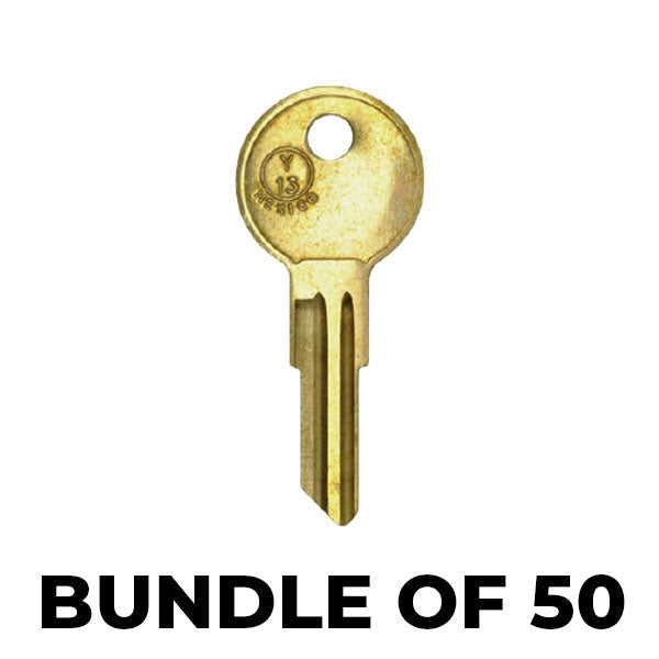 50 x Y13 / 9119 / Yale 5-Wafer Cabinet Key Blank (JMA YA-44E) (BUNDLE OF 50)