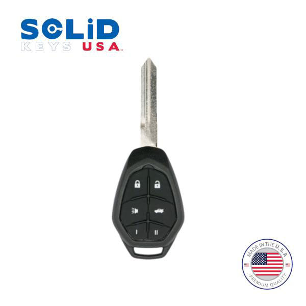 Solid Keys USA - 2004-2017 Dodge Chrysler Jeep / OEM Replacement / 6-Button Head Key w/ Remote Start / Y157 - Y159