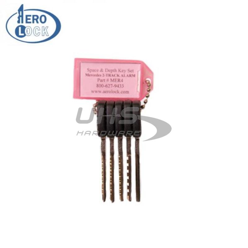 AeroLock - MER4 - Mercedes - Track Alarm Space/Depth Try-Out Key Set - S50HFP