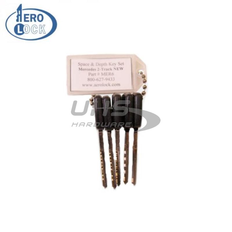 AeroLock - MER6 - Mercedes - Track Space/Depth Try-Out Key Set - HU46-P