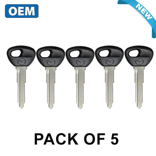 5 x 2000-2005 Mazda Transponder Keys  / PN: BJYV-76-2GX / BJYD-76-2GX (8C Chip) (OEM) (Pack of 5)