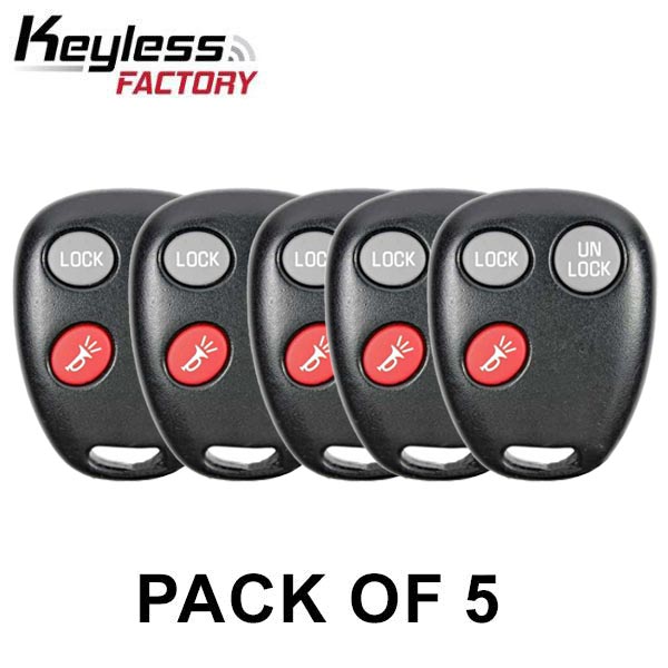 5 x 2002-2003 Saturn Vue / 3-Button Keyless Entry Remote /  PN: 22693421 / LHJ009 (AFTERMARKET) (Pack of 5)