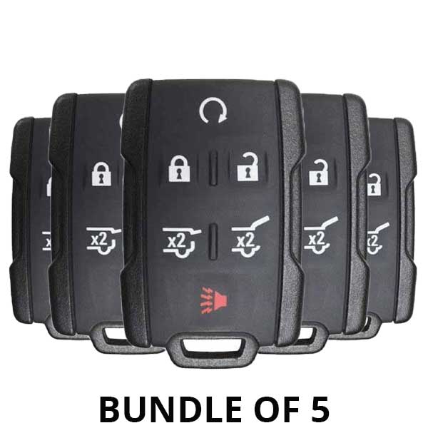 5 x 2015-2020 GM / 6-Button Keyless Entry Remote / M3N32337100 (BUNDLE OF 5)