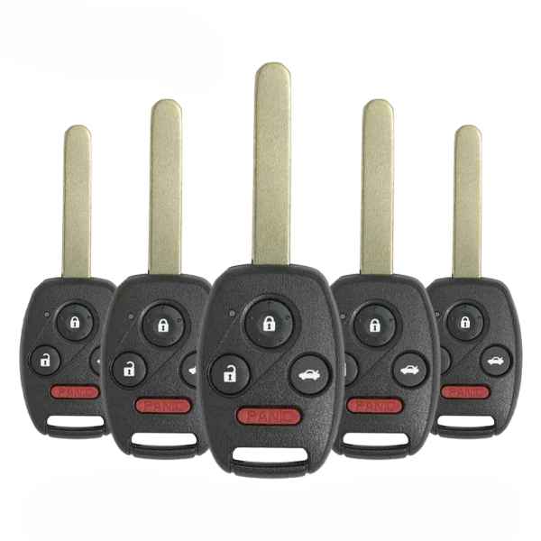 5 x 2006-2013 Acura / Honda Civic / 4-Button Remote Head Key / N5F-S0084A (BUNDLE OF 5)