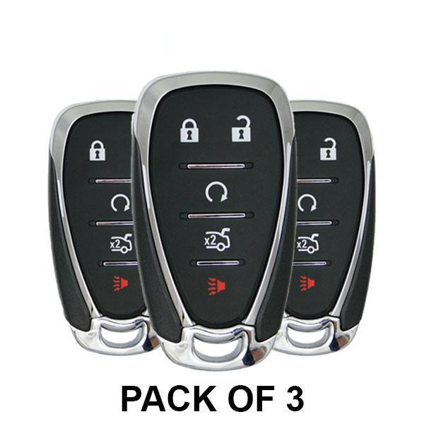3 x 2016-2022 Chevrolet / 5-Button Smart Key / HYQ4EA (Pack of 3)