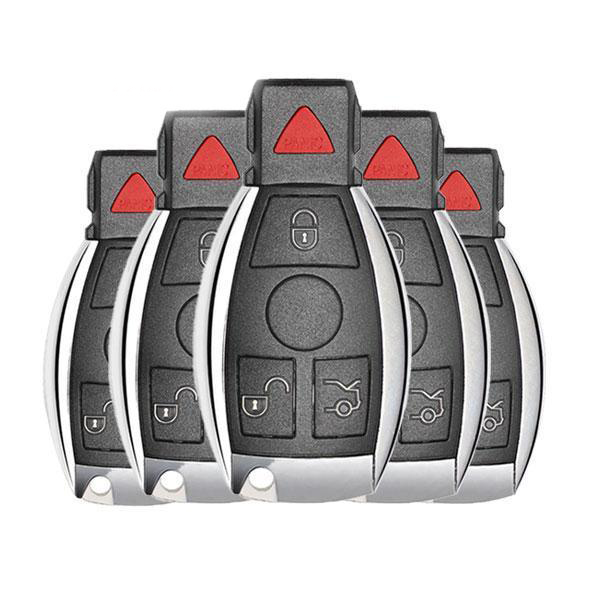 5 x Mercedes Benz 1997-2014 / 4-Button Fobik Key / IYZ-3312 / 315 MHz (Bundle of 5)