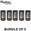 5 x 2008-2020 Mitsubishi Lancer / Outlander / 4-Button Smart Key / PN: 8637B885 / OUC644M-KEY-N (AFTERMARKET) (BUNDLE OF