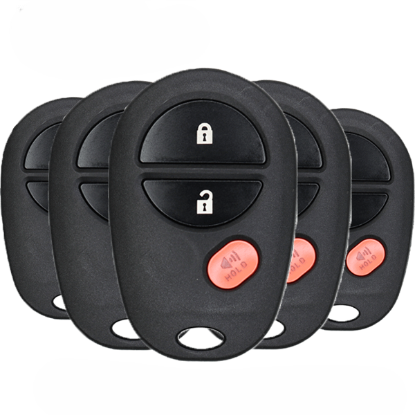 5 x 2004-2018 Toyota / 3-Button Keyless Entry Remote / PN: 89742-AE010 / GQ43VT20T (BUNDLE OF 5)