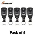 Xhorse - XKHY20EN - Hyundai / 3-Buttons Wired Remote Key (Pack of 5) (Replacement For XKHY00EN)