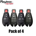 4 x 2014-2019 Jeep Cherokee / All Button Styles / GQ4-53T (4 x Cherokee Bundle)