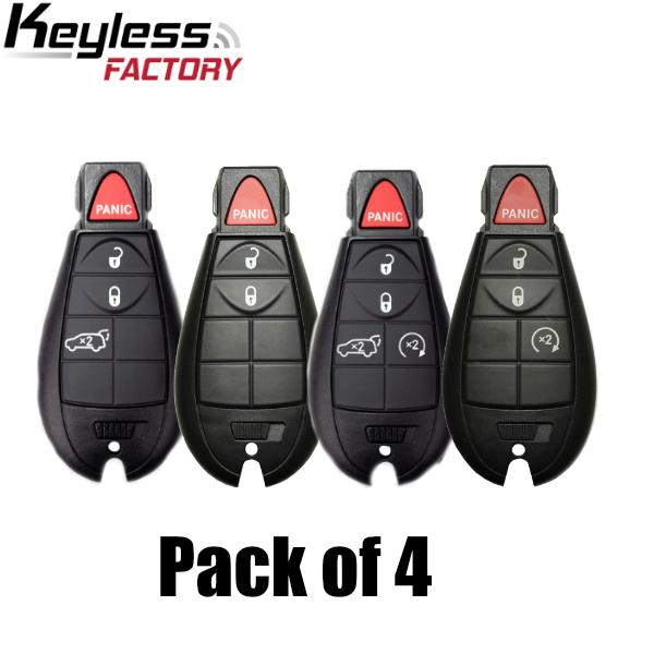 4 x 2014-2019 Jeep Cherokee / All Button Styles / GQ4-53T (4 x Cherokee Bundle)