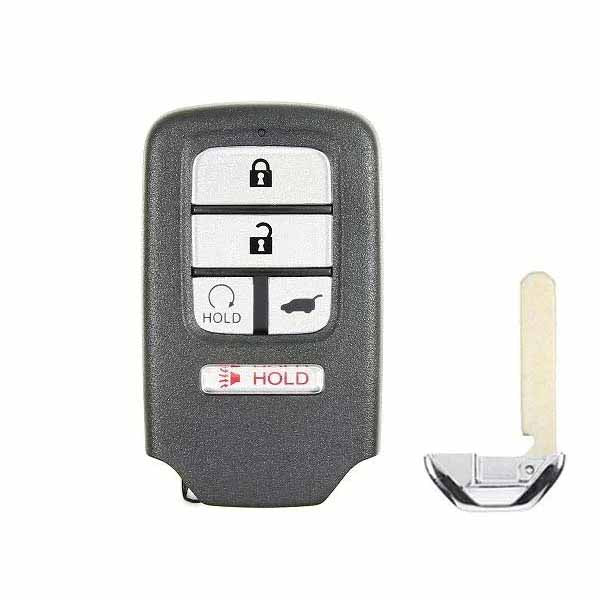 2016-2019 Honda / 5-Button Smart Key SHELL for KR5V1X, KR5V44, KR5T44 (AFTERMARKET)