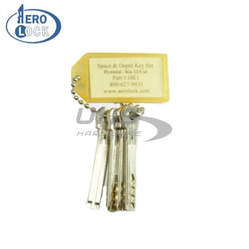 AeroLock - HK1 - Hyundai/Kia - Track Space/Depth Try-Out Key Set - LXP90