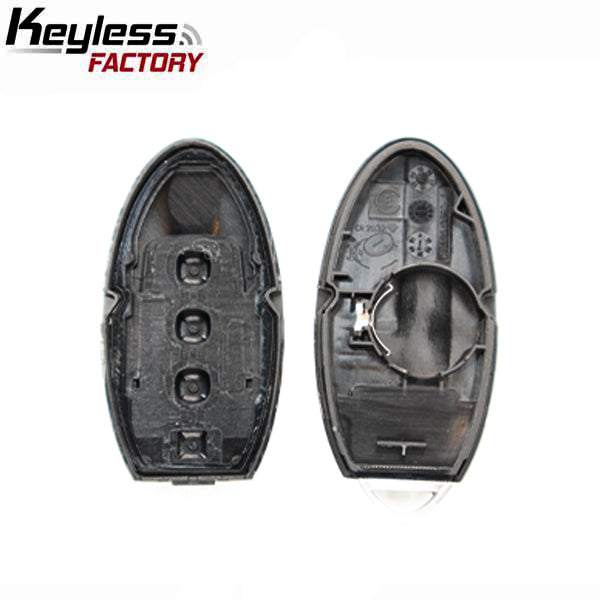 2007-2017 Nissan Infiniti / 4-Button Smart Key SHELL / KR55WK49622 KR55WK48903 (AFTERMARKET)