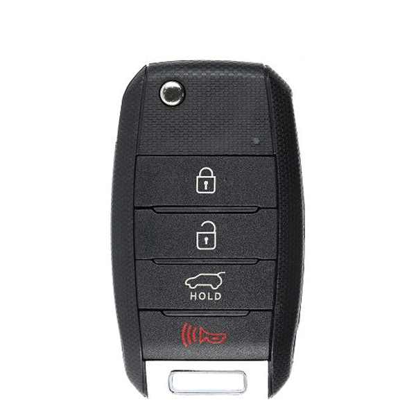 2013 - 2015 Kia Sorento / 4-Button Flip Key / PN: FLIP-KIA-4B5 / TQ8-RKE-3F05 (XMA F/L)  (AFTERMARKET)