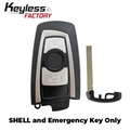 2009-2014 BMW 3 / 4 / 5 Series / 3-Button Smart Key SHELL for YGOHUF5662 (AFTERMARKET)