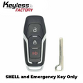 2013-2018 Ford / 3-Button Smart Key SHELL for M3N-A2C31243800, M3N-A2C31243300 (AFTERMARKET)