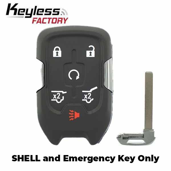 2015-2020 GM / 6-Button Smart Key SHELL / PN: 13584513 / HYQ1AA, HYQ1EA (AFTERMARKET)