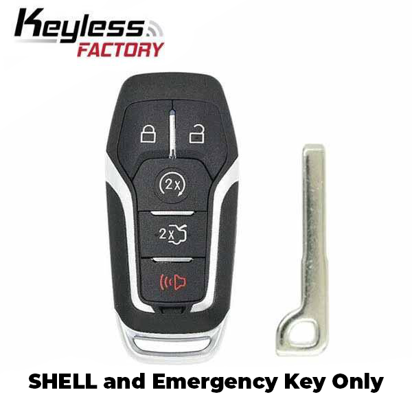 2013-2018 Ford / 5-Button Smart Key SHELL for M3N-A2C31243800, M3N-A2C31243300 (AFTERMARKET)