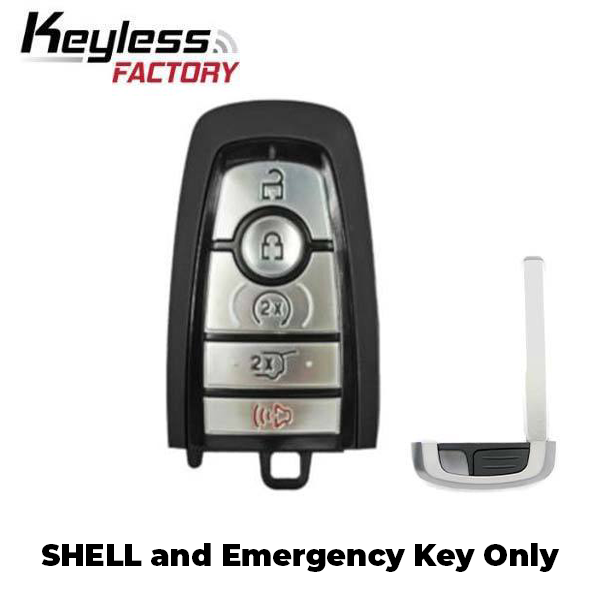 2017-2022 Ford / Hatch / 5-Button Smart Key SHELL for M3N-A2C931426, M3N-A2C93142600 (AFTERMARKET)